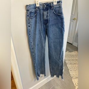 Wishlist high rise mom jeans, size large 14 inch waist